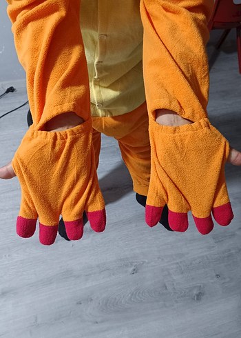 DİNOZOR EJDERHA POKEMON YETİŞKİN KOSTÜM - Görsel 5