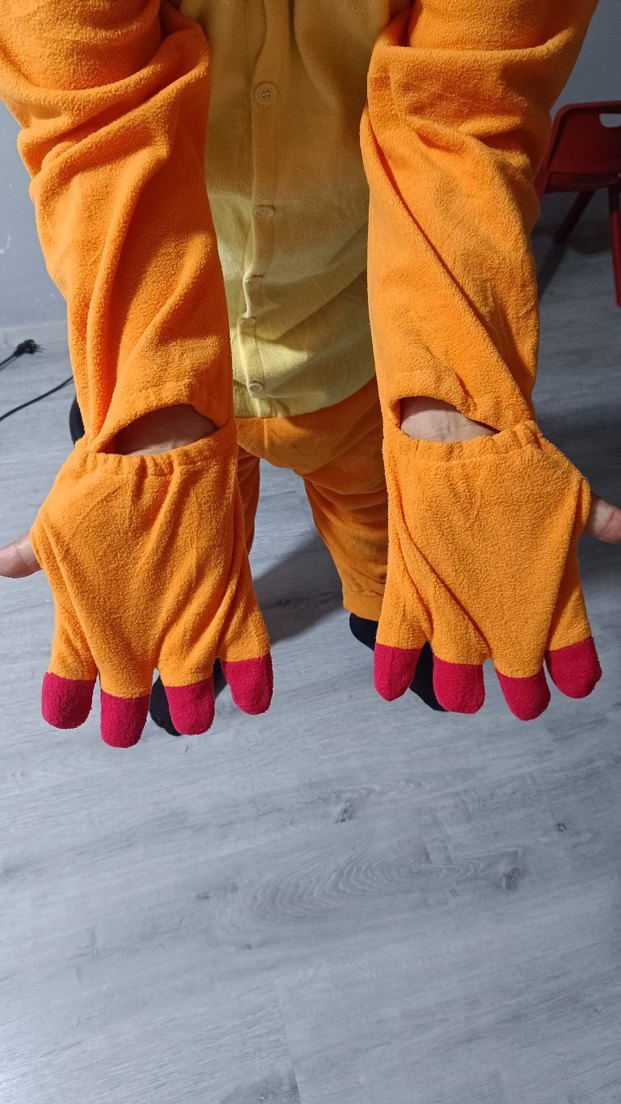 DİNOZOR EJDERHA POKEMON YETİŞKİN KOSTÜM - Görsel 5