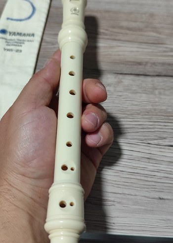 Yamaha Beyaz Soprano Blokflüt YRS-23 - Görsel 3