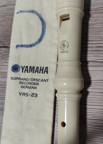 Yamaha Beyaz Soprano Blokflüt YRS-23 - Görsel 6