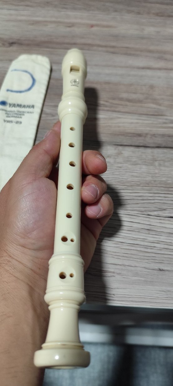 Yamaha Beyaz Soprano Blokflüt YRS-23 - Görsel 3