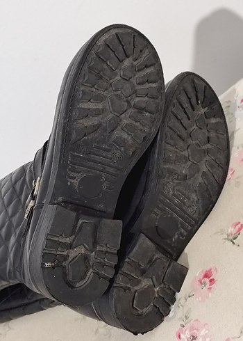 BAYAN DERİ ÇİZME BOT FERMUARLI - Görsel 4