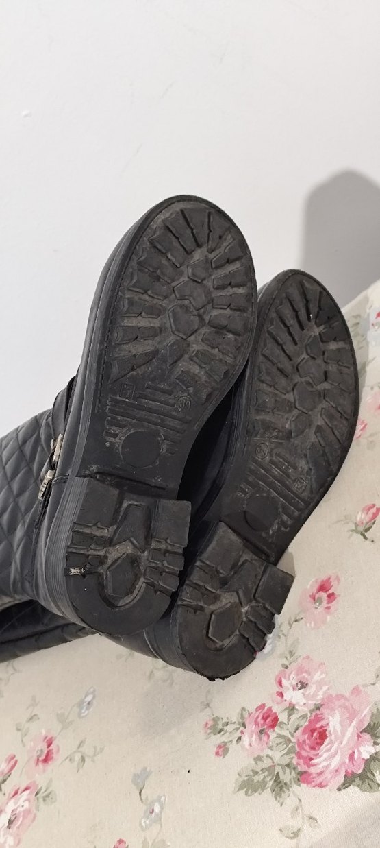 BAYAN DERİ ÇİZME BOT FERMUARLI - Görsel 4