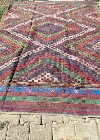 ANTİKA EL DOKUMASI KİLİM - Görsel 2