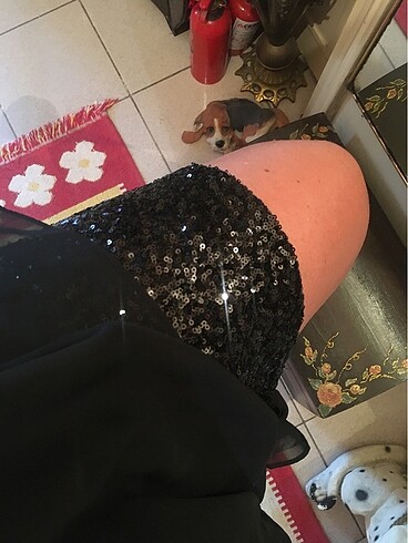 Tüllü model şifon gece elbisesi - Görsel 12