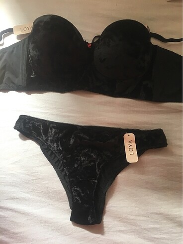 Marka sıfır  kadife iç çamaşır takımı - Görsel 8