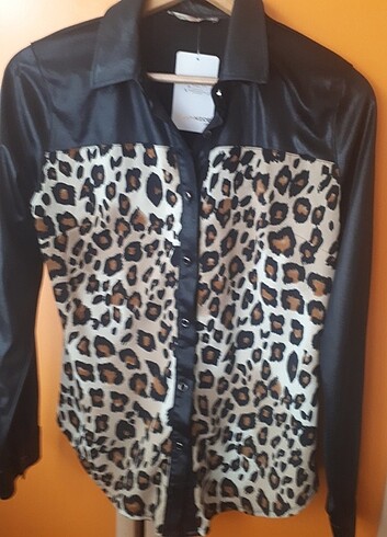 Leopar model gömlek