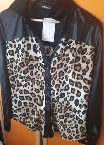 xl Beden Leopar model gömlek