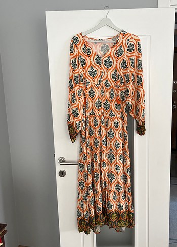 Uzun Bohem Kadın Elbise - Görsel 2