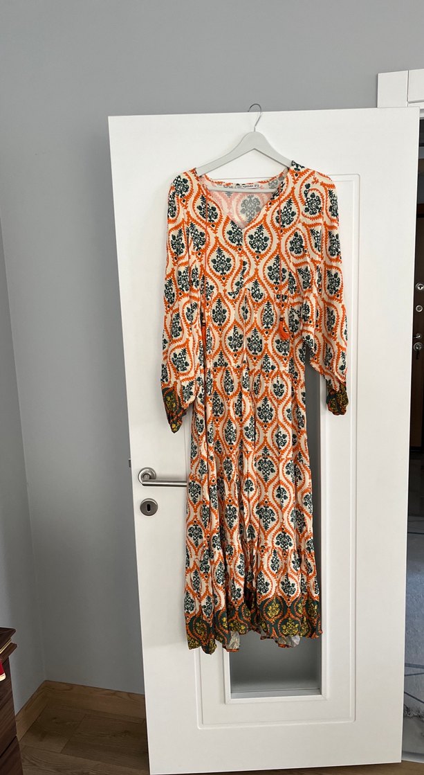 Uzun Bohem Kadın Elbise - Görsel 2