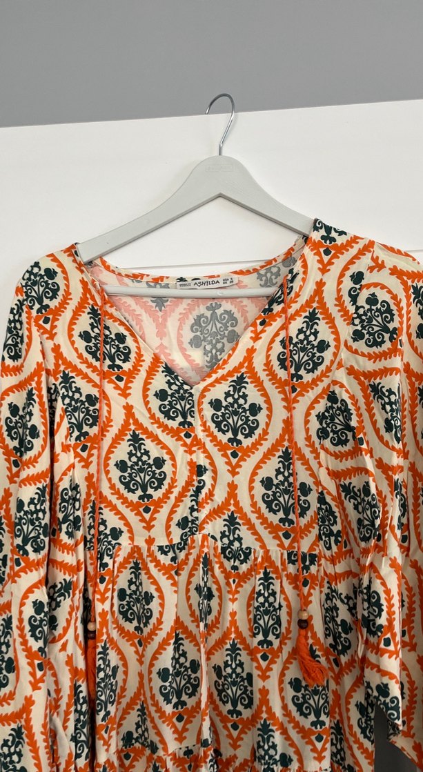 Uzun Bohem Kadın Elbise - Görsel 3