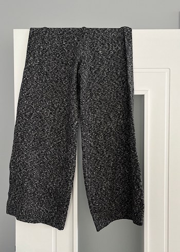 Gri Örgü Kadın Triko Kazak takım - Görsel 3