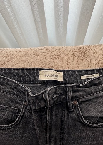 Gri  Normal Kesim Denim Pantolon - Görsel 2