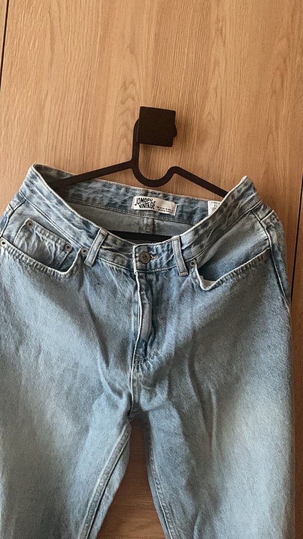 Midi Boy Bol Kesim Kot Pantolon - Görsel 3