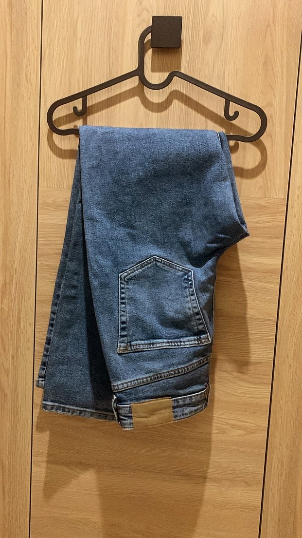 Gevşek Kesim Midi Kot Pantolon - Görsel 2