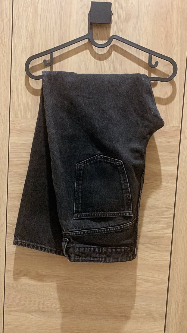 Kadın Siyah Mom jean - Görsel 2