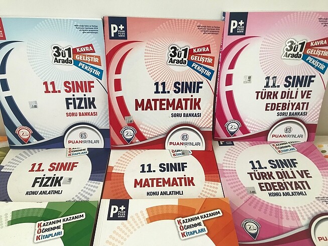 11. Sınıf konu anlatımlı ve soru bankalı set