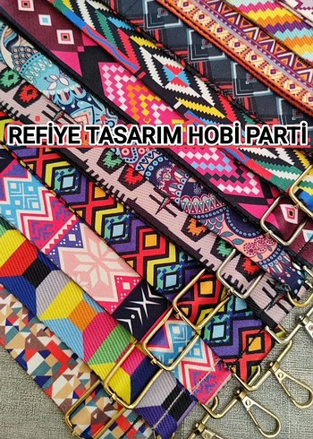 Bohem Desenli Çanta Sapı