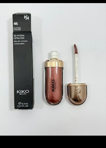 Kiko 3D Hydra Lipgloss 45 Parlak Bej