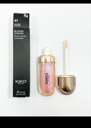 Beden çeşitli Renk Kiko 3D Hydra Lipgloss 45 Parlak Bej