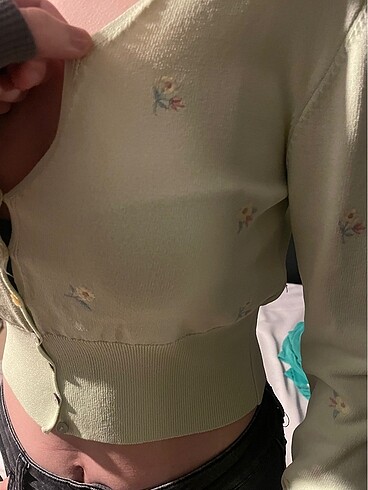 Zara Zara çiçekli hırka