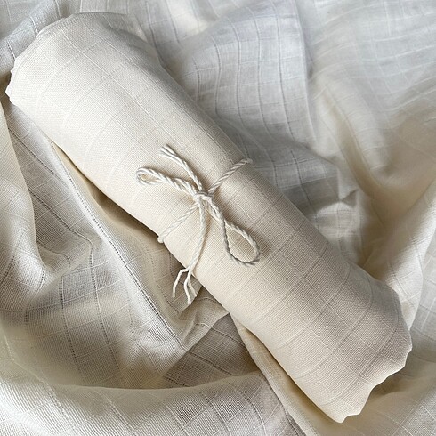 tek katlı müslin örtü - Görsel 2