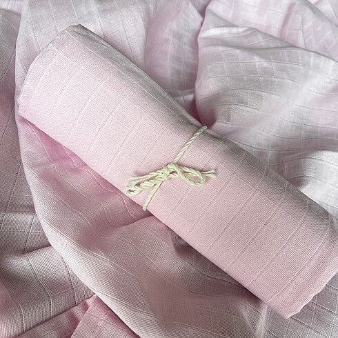 tek katlı müslin örtü - Görsel 5