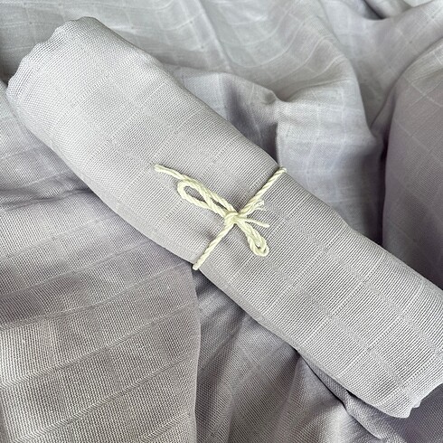 tek katlı müslin örtü - Görsel 6