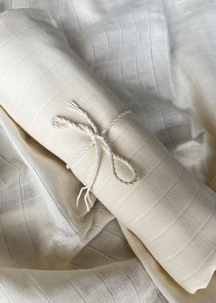 tek katlı müslin örtü - Görsel 2