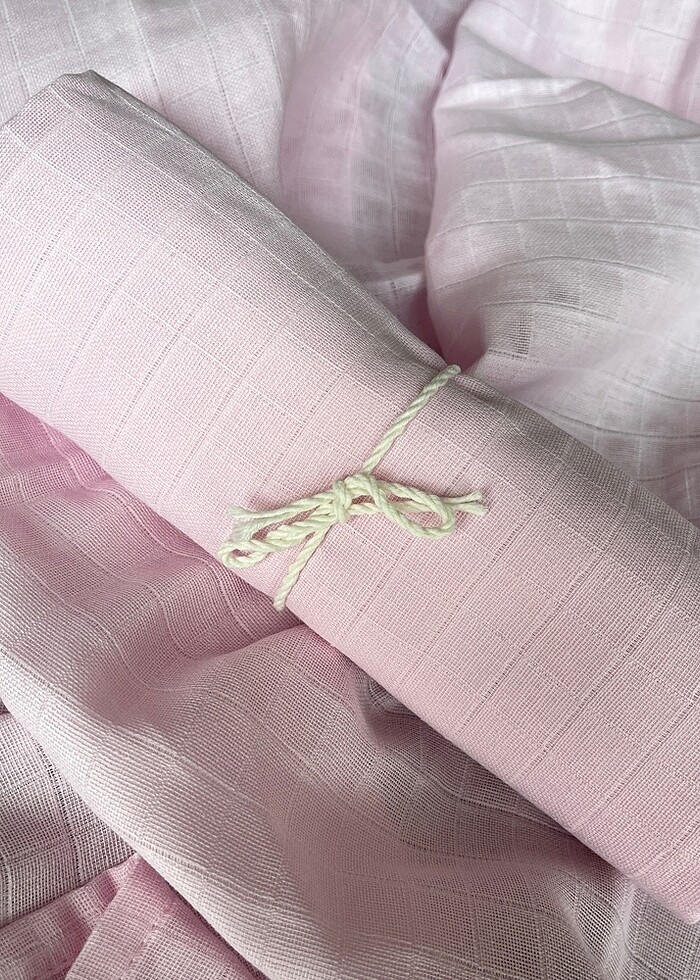 tek katlı müslin örtü - Görsel 5