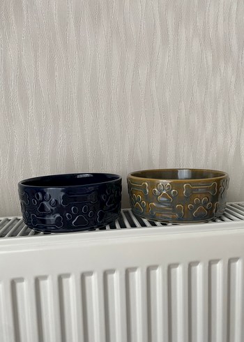 Seramik Kedi-Köpek Mama Kabı - Görsel 2