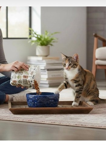 Seramik Kedi-Köpek Mama Kabı - Görsel 5