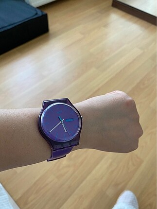Beden mor Renk Swatch Saat