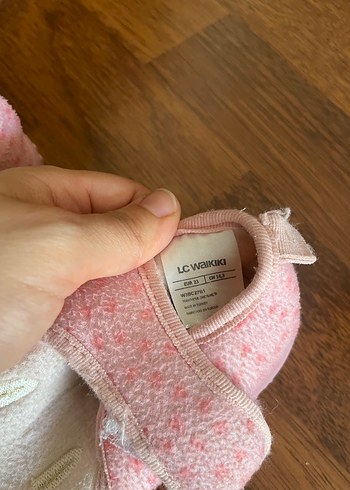 Kız Çocuk Pembe Nakışlı Sıcak Terlik - Görsel 4