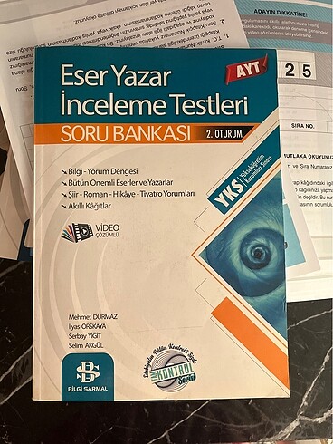 bilgi sarmal ayt edb yazar eser
