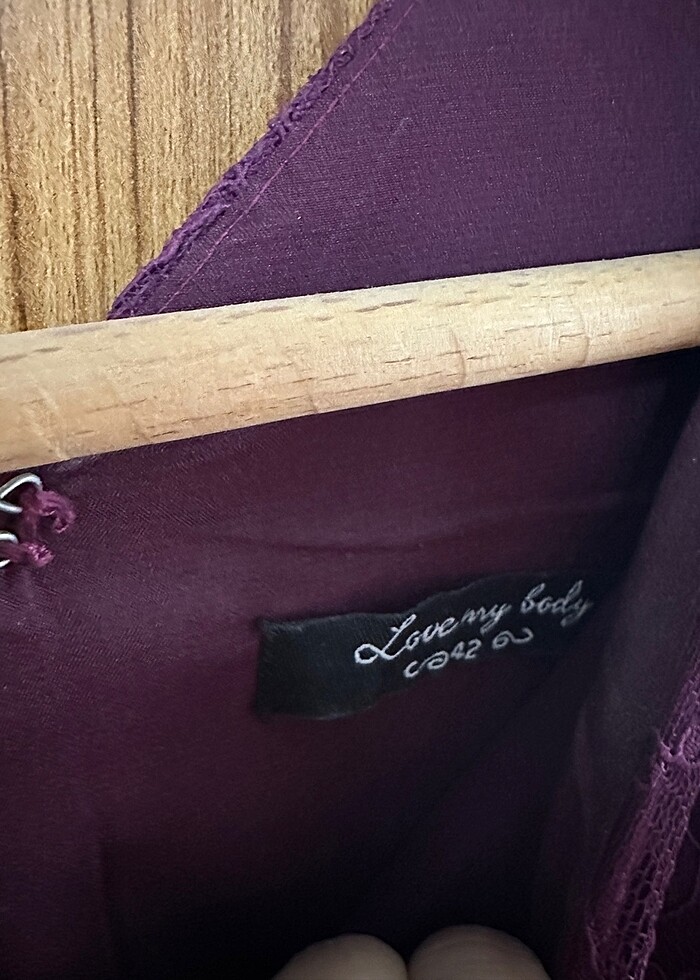 Dantelli elbise - Görsel 5