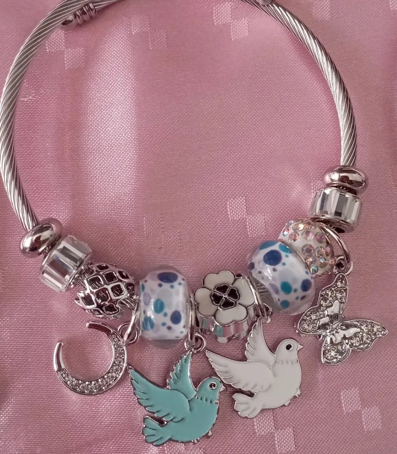 çelik Pandora bileklik - Görsel 3