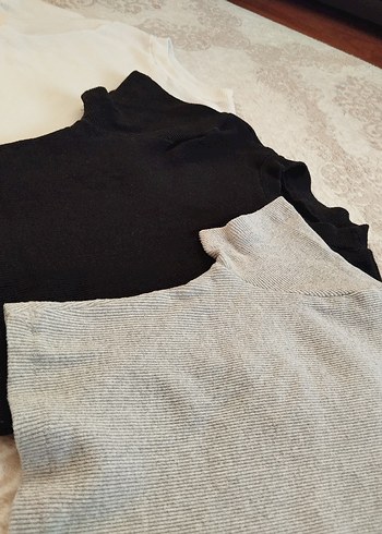 Kadın 3lü Yarım Balıkçı Basic Crop Tişört
