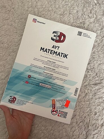  3d ayt matematik test kitabı soru bankası