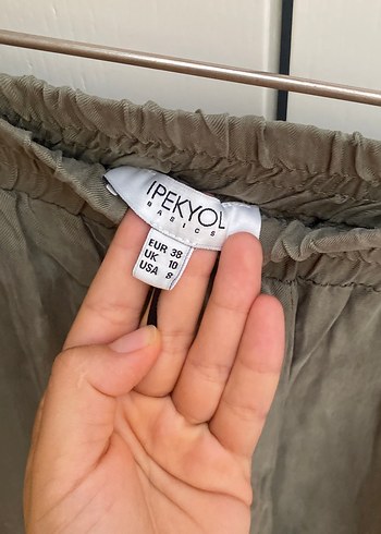 ipekyol Kadın Keten Salaş Midi Pantolon