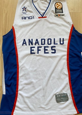 Anadolu Efes Beyaz Atlet Formasıı