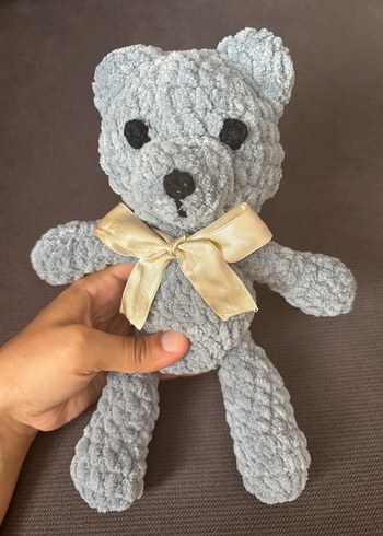 Gri Peluş Oyuncak Ayıcık