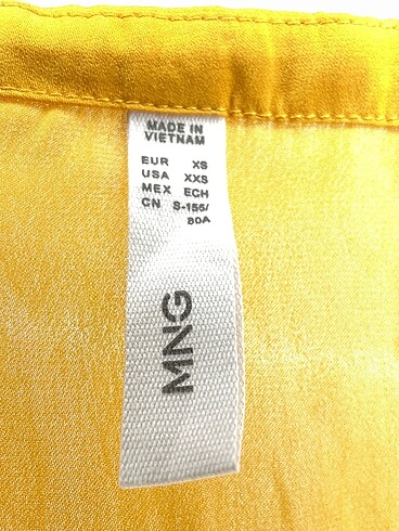 xs Beden sarı Renk Mango Bluz %70 İndirimli.