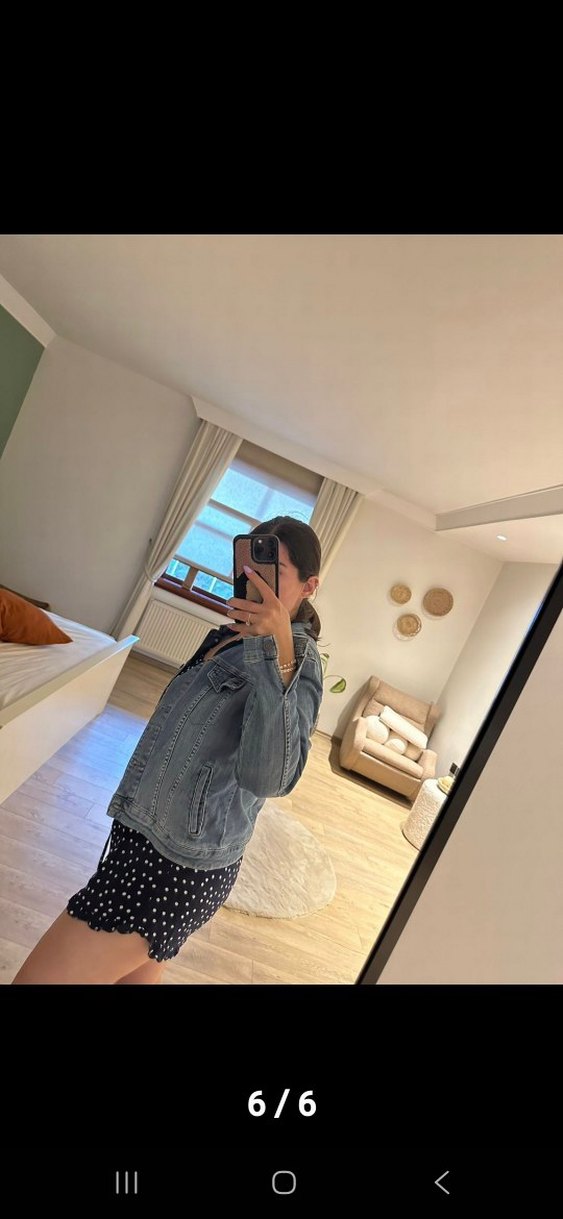 Mavi Denim Ceket - Görsel 4