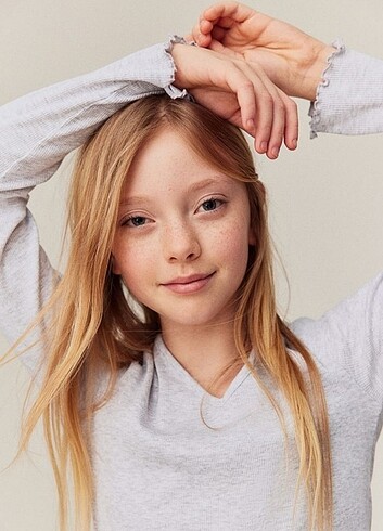 H&M H&M KIZ ÇOCUK 2 Lİ RİBANALI ÜST 