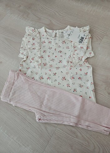 9 Ay Beden H&M KIZ ÇOCUK TAKIM 6-9 ay