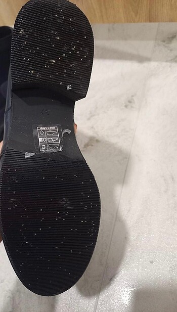 37 Beden siyah Renk İnci deri bot