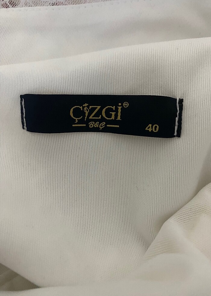 Beyaz abiye elbise - Görsel 5