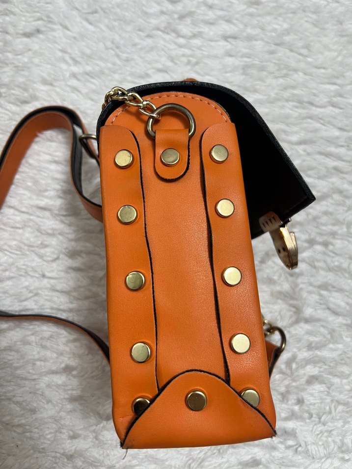 Turuncu Omuz Çantası - Görsel 5