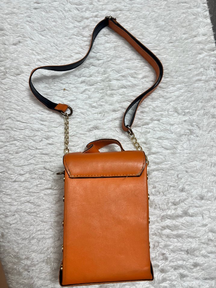 Turuncu Omuz Çantası - Görsel 2